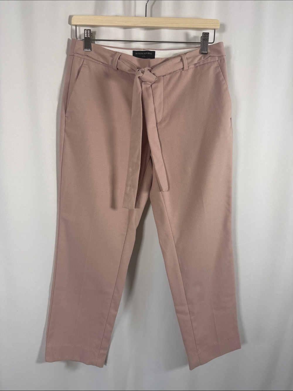 Banana Republic Factory Mauve Tie-Waist Chinos